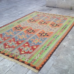 Grand Tapis Kilim Bohème T01