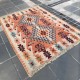 Tapis oriental vintage en kilim de Turquie S04