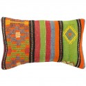 Coussin kilim coloré Lumbar C038