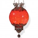 Suspension filigrane Bidal rouge