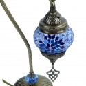 Lampe de chevet orientale Irouna bleue