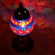 Lampe de chevet colorée en mosaïque Atma
