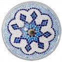 Plafonnier oriental Eshtan bleu