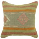 Coussin ethnique en kilim Kolon C039