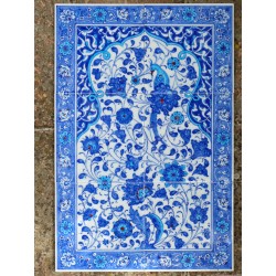 Tableau en céramique bleue Istria 40x60