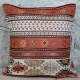 Coussin Anatolien Kapadokia ivoire et orange