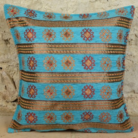 Coussin turc oriental turquoise Thracia