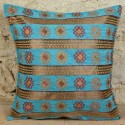 Coussin Thracia turquoise