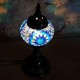 Lampe orientale en mosaïque bleue Isnun