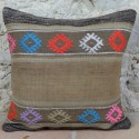 Coussin kilim vintage Kolon E043