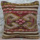 Coussin vintage kilim Kolon E040, décoration orientale chic