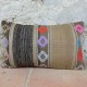 Coussin décoratif en kilim artisanal Lumbar E023, déco orientale