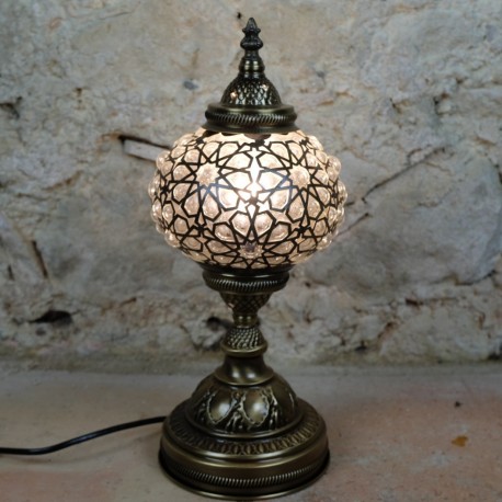 Lampe orientale en verre et métal très éxotique Amara par KaravaneSerail