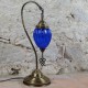 Lampe d'ambiance bleue Astana, cadeau atypique par KaravaneSerail