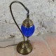 Lampe d'ambiance bleue Astana, cadeau atypique par KaravaneSerail