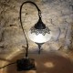 Lampe orientale de bureau en col de cygne Shara