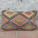 Coussin kilim ethnique Lumbar E013