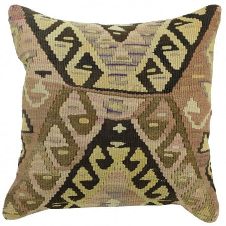 Coussin vintage au décor ethnique tribal Kolon C033