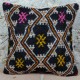 Coussin ancien kilim oriental d'Anatolie Kolon E032