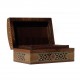 Boîte artisanale en bois et marqueterie Isis claire style oriental