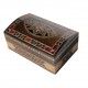 Boîte originale en bois et marqueterie artisanale Isis brune