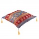 Coussin oriental rouge et bleu Kapadokia, déco cosy