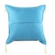 Coussin indien oriental bleu turquoise Lycia