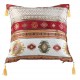 Coussin turc rouge et blanc Bythinia, décoration orientale