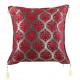 Coussin oriental moderne rouge bordeaux Mysia