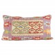 Grand coussin artisanal violet en kilim Tyana