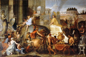 Orientalisme - Charles Lebrun et l'entrée d'Alexandre le Grand dans Babylone