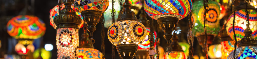 Lampe mosaïque turque