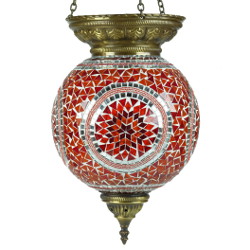 Lustre ethnique en mosaïque Ishkur par KaravaneSerail