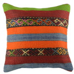 Cadeau artisanal : coussin en kilim Kolon par KaravaneSerail