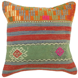 Coussin kilim vintage par KaravaneSerail