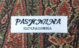 Contrefaçon Pashmina Cachemire