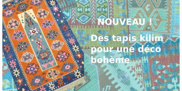 Des tapis ethniques en kilim pour une déco bohème colorée !