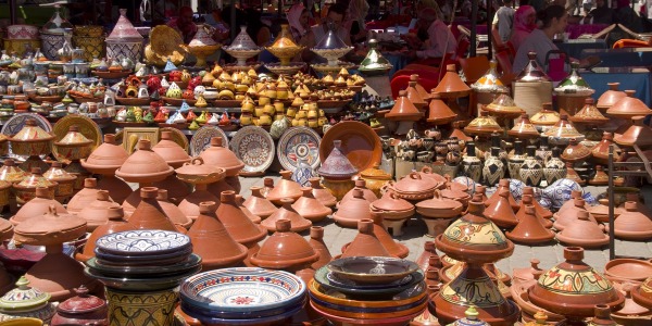 Vaisselle marocaine, des décors colorés